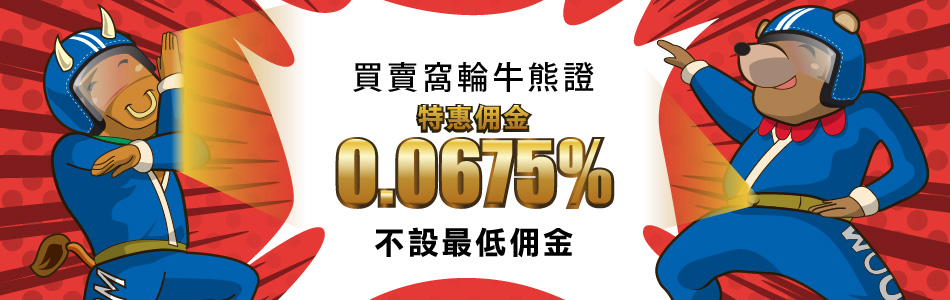 特惠佣金0.0675%